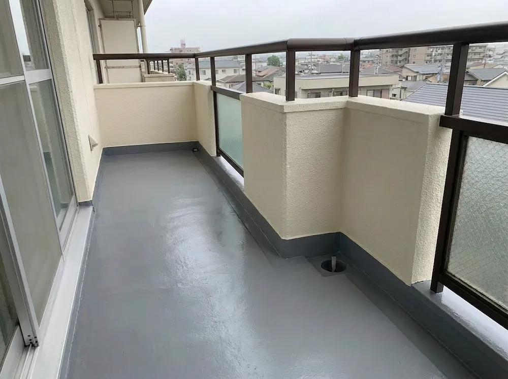 施工後のバルコニー